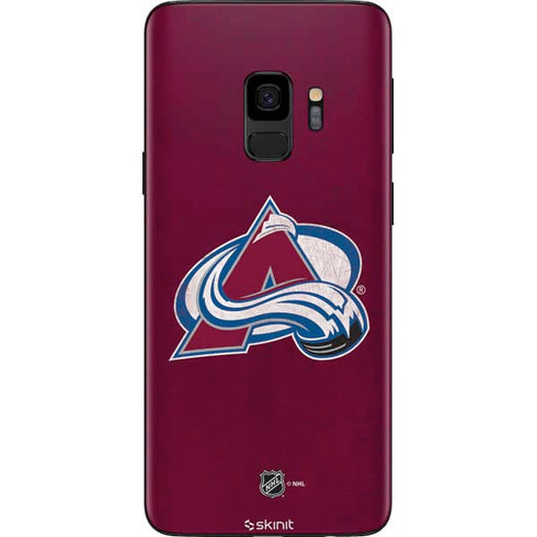 NHL Colorado Avalanche Distressed Galaxy S9 Skin