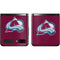 NHL Colorado Avalanche Distressed Galaxy Z Flip Skin