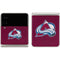 NHL Colorado Avalanche Distressed Galaxy Z Flip3 5G Skin