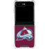 NHL Colorado Avalanche Distressed Galaxy Z Flip5 5G Clear Case