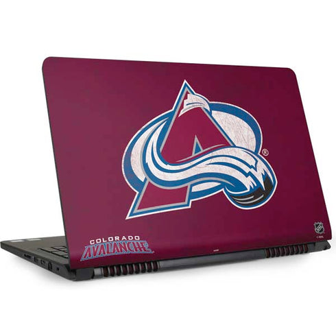 NHL Colorado Avalanche Distressed Dell Inspiron Skin