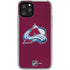 NHL Colorado Avalanche Distressed iPhone 11 Pro Clear Case