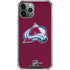 NHL Colorado Avalanche Distressed iPhone 11 Pro Max Clear Case