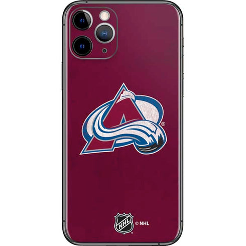 NHL Colorado Avalanche Distressed iPhone 11 Pro Skin