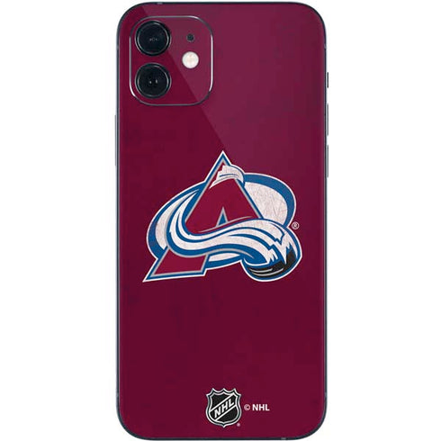 NHL Colorado Avalanche Distressed iPhone 12 Mini Skin