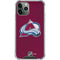 NHL Colorado Avalanche Distressed iPhone 12 Pro Clear Case