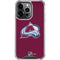 NHL Colorado Avalanche Distressed iPhone 13 Pro Clear Case
