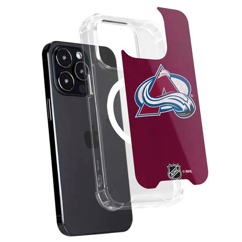 NHL Colorado Avalanche Distressed iPhone 13 Pro MagSafe Case