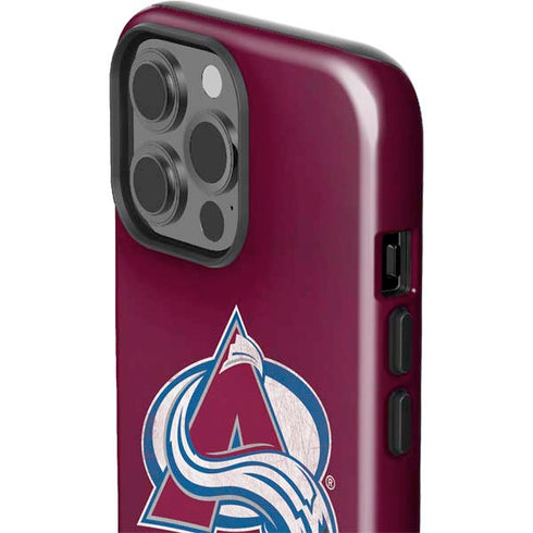 NHL Colorado Avalanche Distressed iPhone 13 Pro Max Impact Case