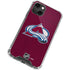 NHL Colorado Avalanche Distressed iPhone 14 Plus Clear Case