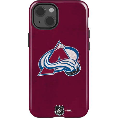 NHL Colorado Avalanche Distressed iPhone 14 Impact Case