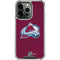 NHL Colorado Avalanche Distressed iPhone 14 Pro Clear Case