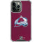 NHL Colorado Avalanche Distressed iPhone 15 Pro Max Clear Case