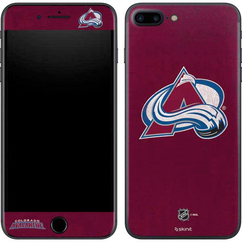 NHL Colorado Avalanche Distressed iPhone 8 Plus Skin