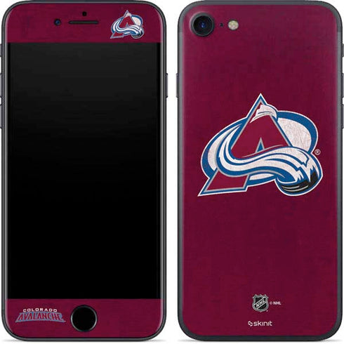 NHL Colorado Avalanche Distressed iPhone 8 Skin