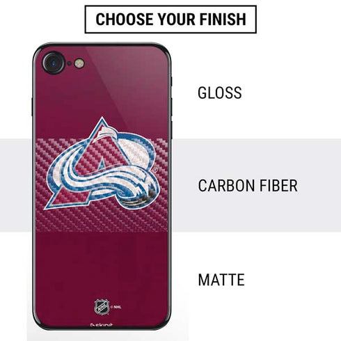 NHL Colorado Avalanche Distressed iPhone SE (2nd & 3rd Gen) Skin
