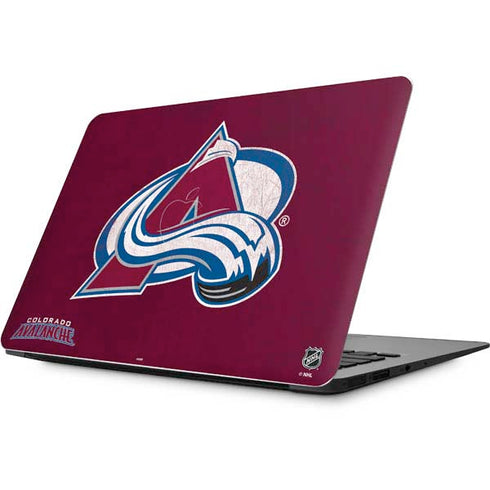 NHL Colorado Avalanche Distressed Apple MacBook Skin