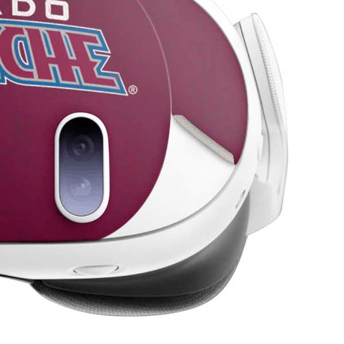 NHL Colorado Avalanche Distressed Meta Quest 3 Skin