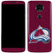 NHL Colorado Avalanche Distressed Moto E5 Plus Skin