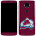 NHL Colorado Avalanche Distressed Moto E5 Plus Skin