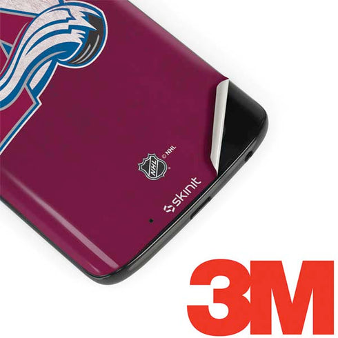 NHL Colorado Avalanche Distressed Moto G6 Skin