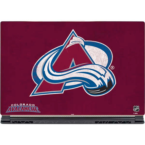 NHL Colorado Avalanche Distressed MSI GS65 Stealth Laptop Skin