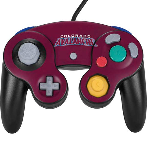 NHL Colorado Avalanche Distressed Nintendo GameCube Controller Skin