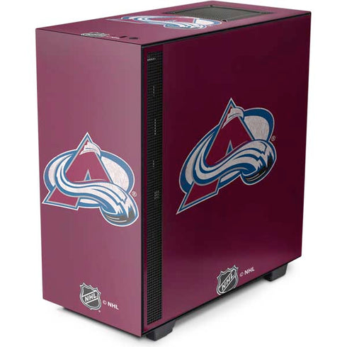NHL Colorado Avalanche Distressed NZXT H510 Compact ATX Mid-Tower Case Skin