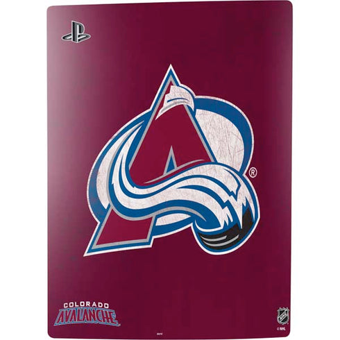 NHL Colorado Avalanche Distressed PS5 Bundle Skin