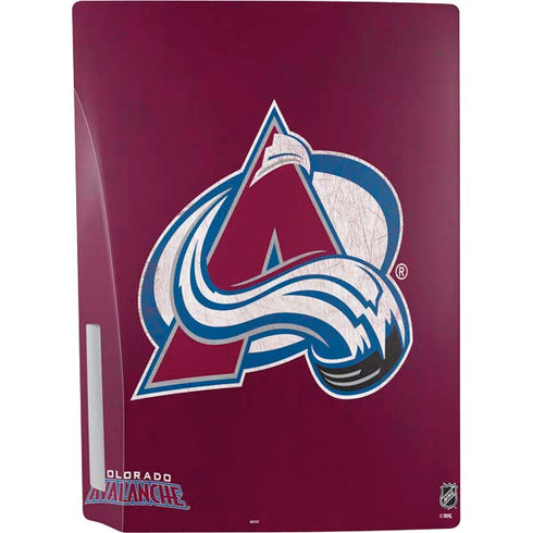 NHL Colorado Avalanche Distressed PS5 Bundle Skin