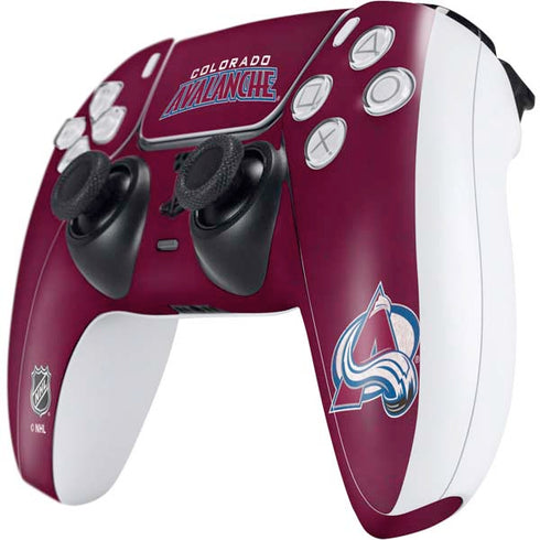 NHL Colorado Avalanche Distressed PS5 Controller Skin
