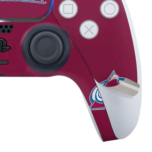 NHL Colorado Avalanche Distressed PS5 Controller Skin