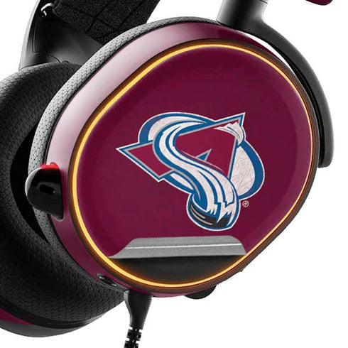 NHL Colorado Avalanche Distressed SteelSeries Arctis 5 Skin