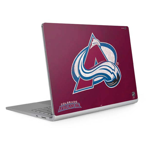 NHL Colorado Avalanche Distressed Surface Book 2 15in Skin