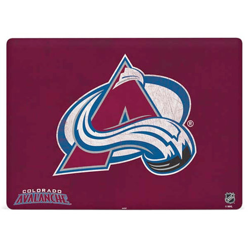 NHL Colorado Avalanche Distressed Surface Laptop 2 Skin