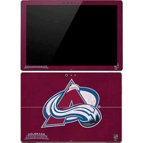 NHL Colorado Avalanche Distressed Surface Pro 4 Skin