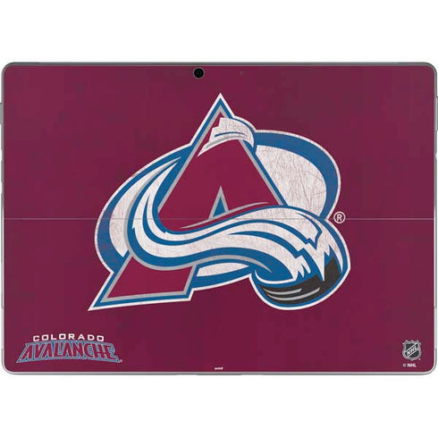 NHL Colorado Avalanche Distressed Surface Pro 8 Skin