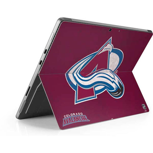 NHL Colorado Avalanche Distressed Surface Pro 8 Skin