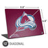 NHL Colorado Avalanche Distressed Universal Laptop 12in (9.8 x 6.8in) Skin
