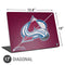 NHL Colorado Avalanche Distressed Universal Laptop 17in (13.8 x 10in) Skin