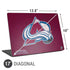 NHL Colorado Avalanche Distressed Universal Laptop 17in (13.8 x 10in) Skin