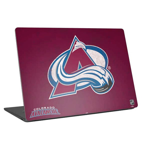 NHL Colorado Avalanche Distressed Universal Laptop 17in (13.8 x 10in) Skin