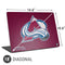NHL Colorado Avalanche Distressed Universal Laptop 18in (14.6 x 10.6in) Skin