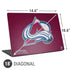 NHL Colorado Avalanche Distressed Universal Laptop 18in (14.6 x 10.6in) Skin