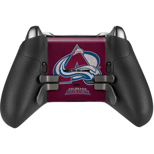 NHL Colorado Avalanche Distressed Xbox Elite Wireless Controller Series 2 Skin