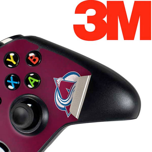 NHL Colorado Avalanche Distressed Xbox One Controller Skin