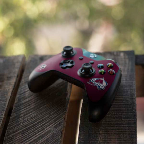 NHL Colorado Avalanche Distressed Xbox One Controller Skin