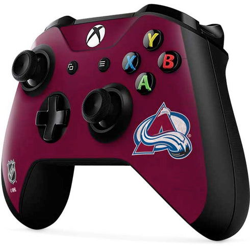 NHL Colorado Avalanche Distressed Xbox One X Controller Skin