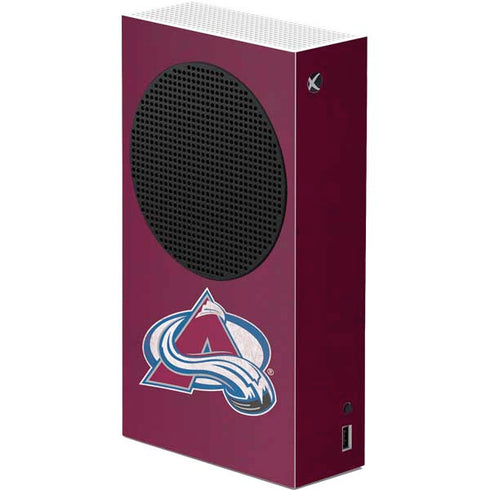 NHL Colorado Avalanche Distressed Xbox Series S Console Skin