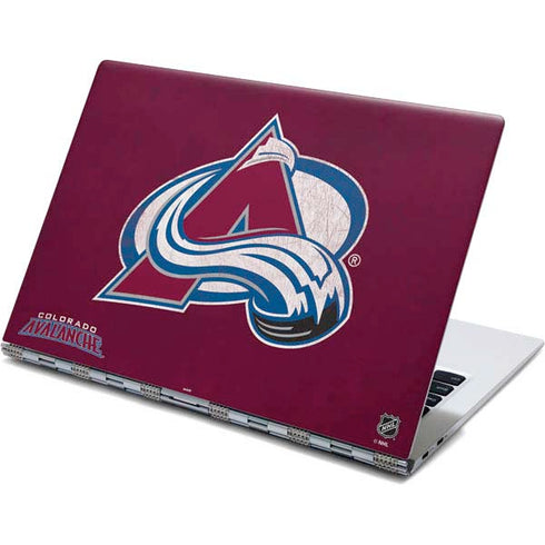 NHL Colorado Avalanche Distressed Yoga 910 2-in-1 14in Touch-Screen Skin